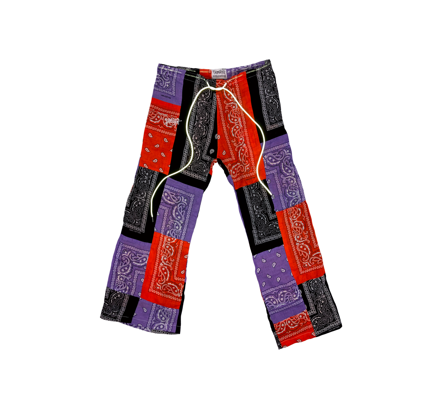 Bandana Patchwork Pants "GNARLY"