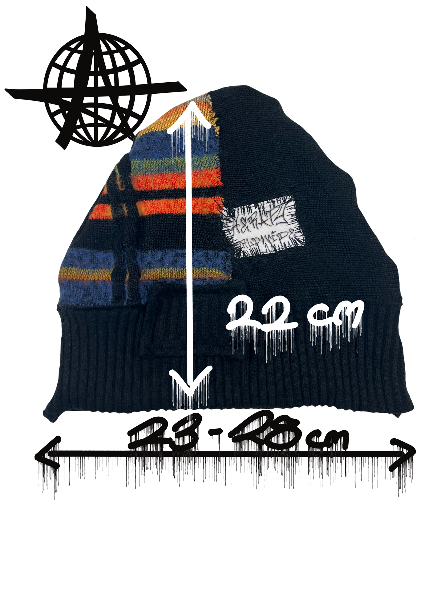 HANDMADE UPCYCLED BEANIE