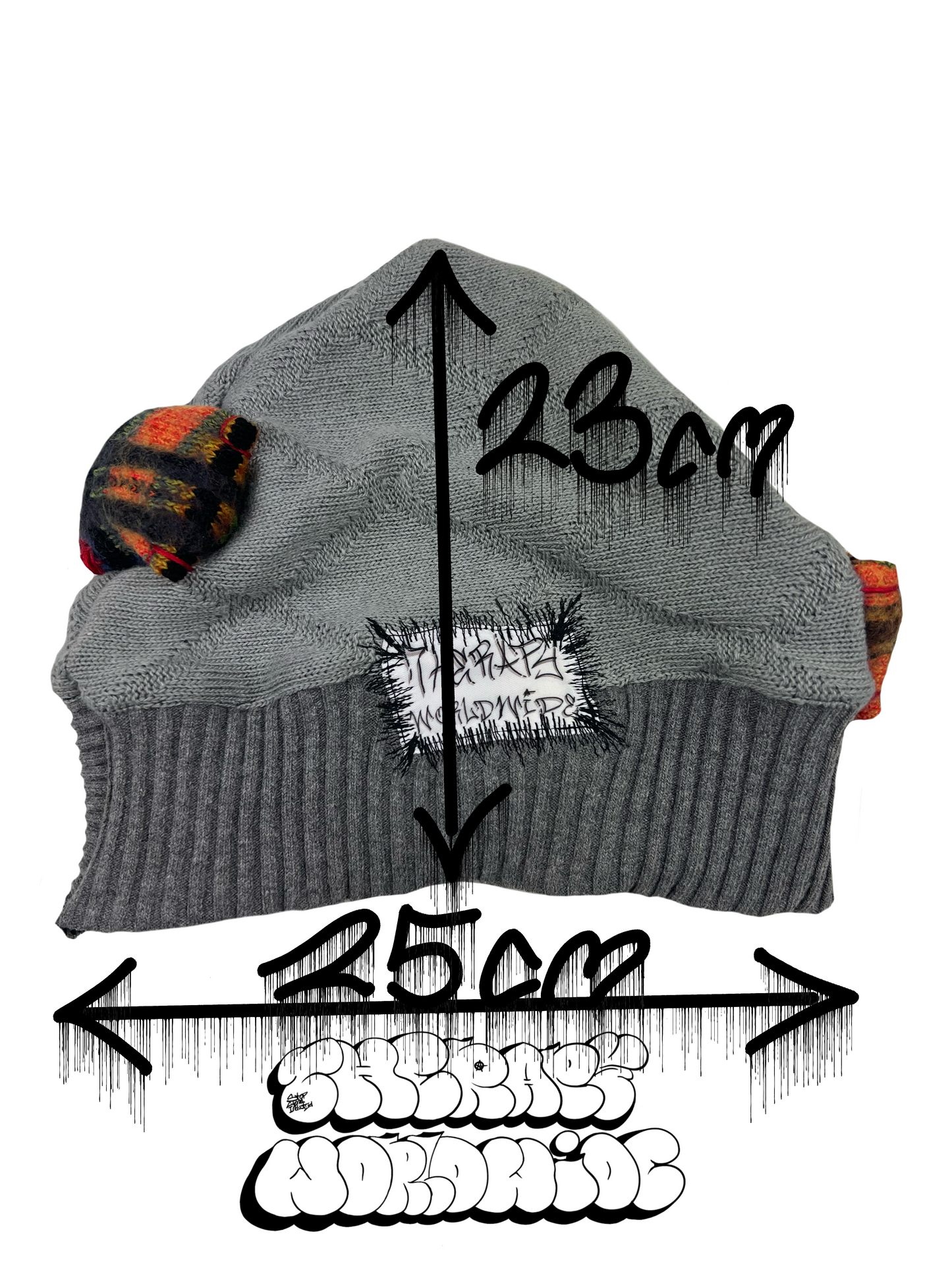 HANDMADE UPCYCLED BEANIE