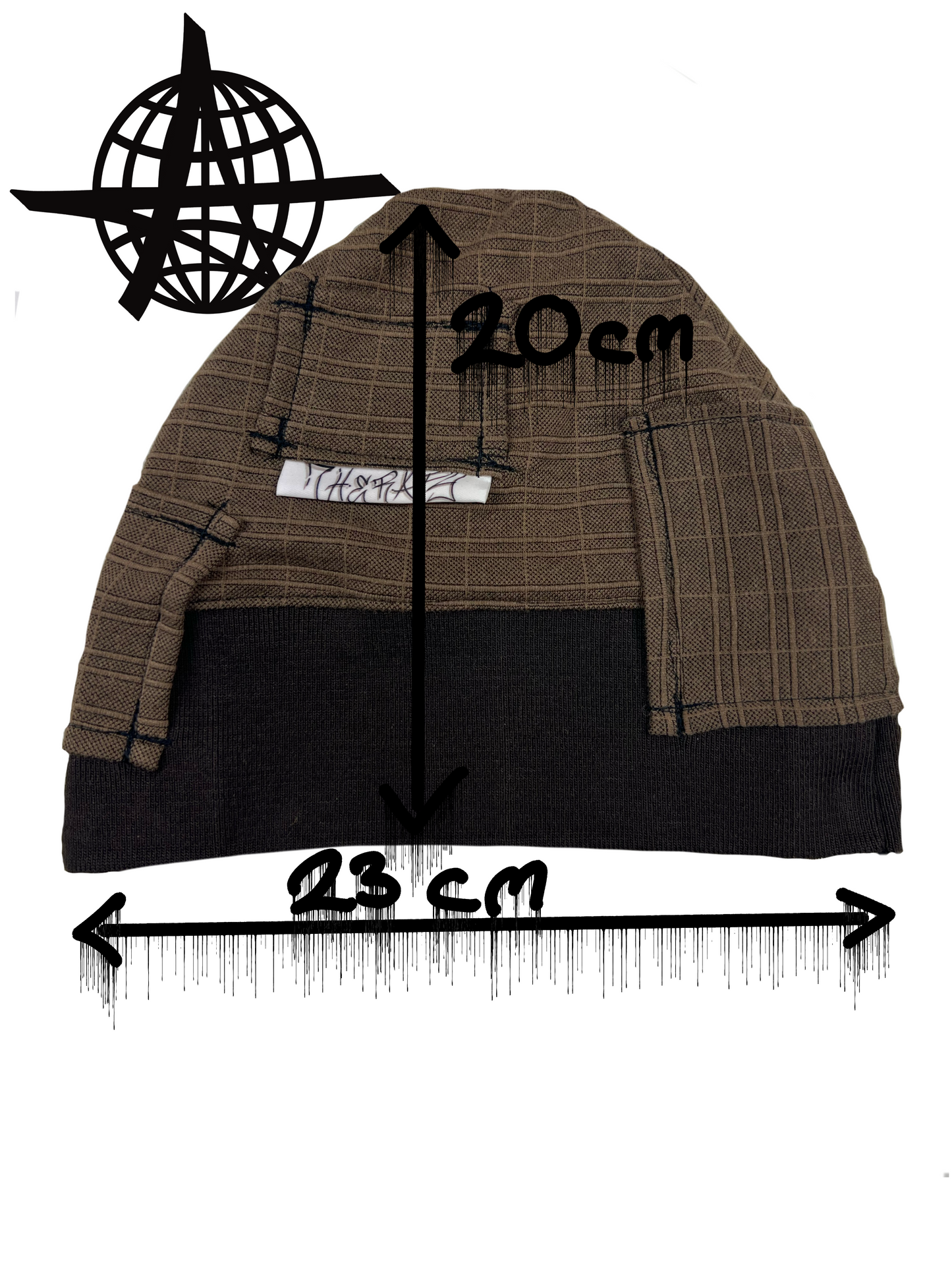 HANDMADE UPCYCLED BEANIE