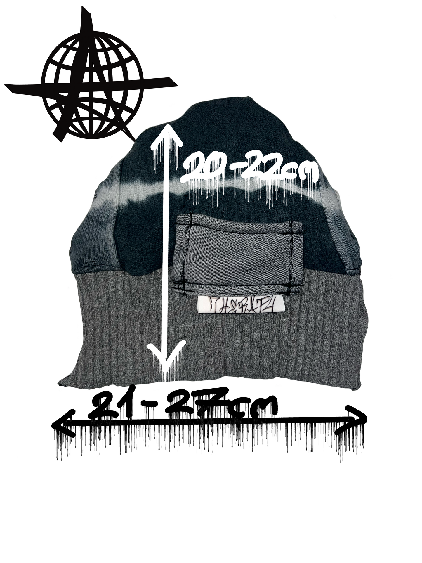 HANDMADE UPCYCLED BEANIE