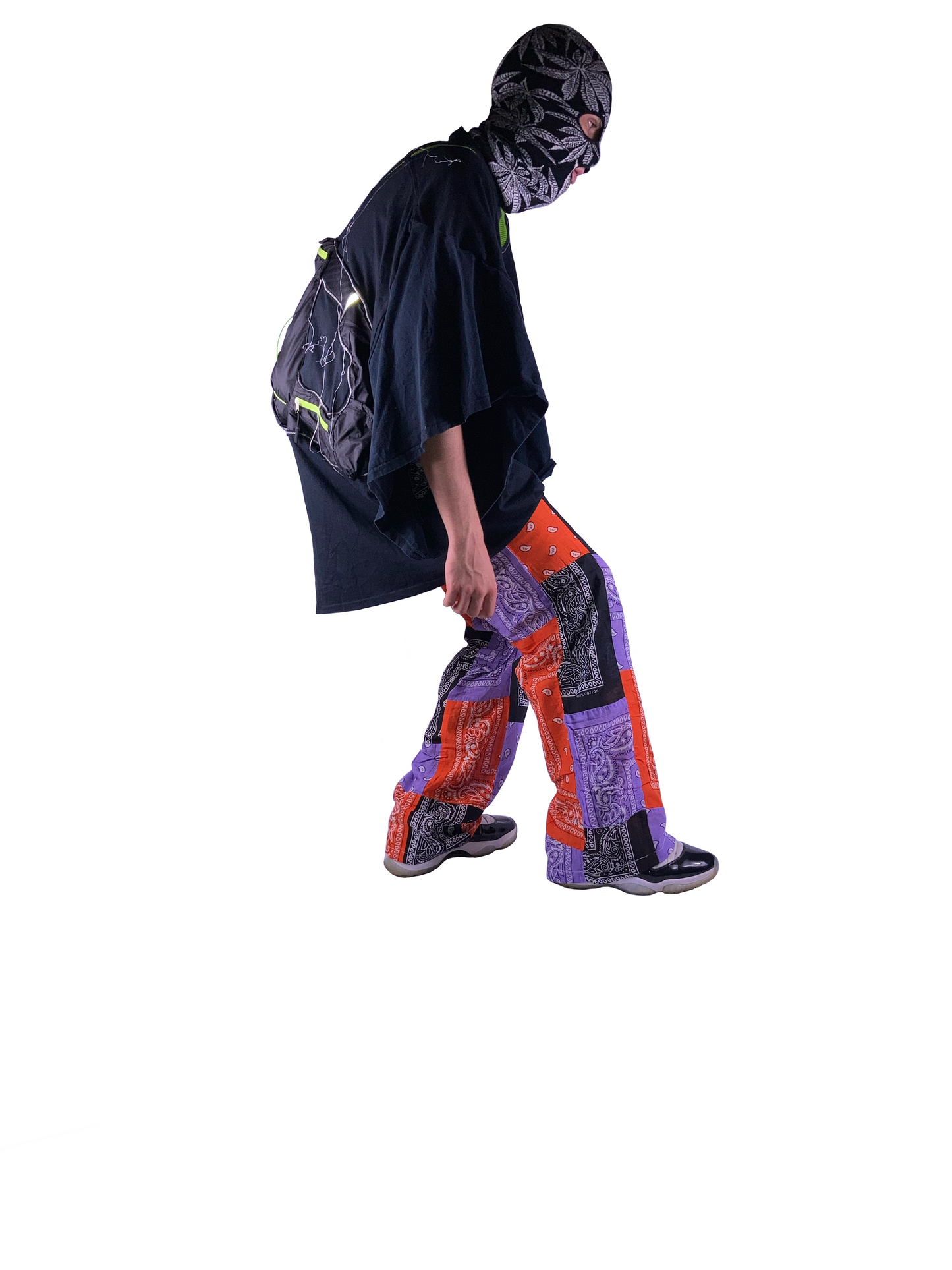 Bandana Patchwork Pants "GNARLY"