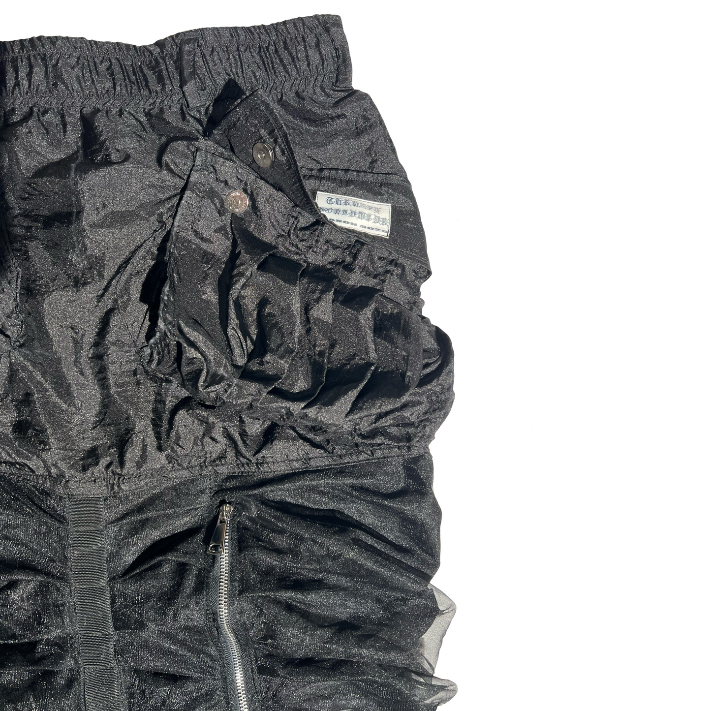 UNISEX RUCHED MAXI SKIRT