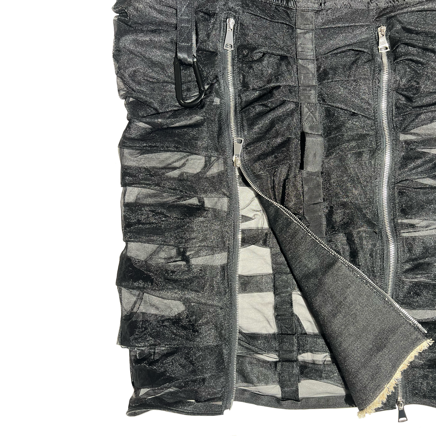 UNISEX RUCHED MAXI SKIRT