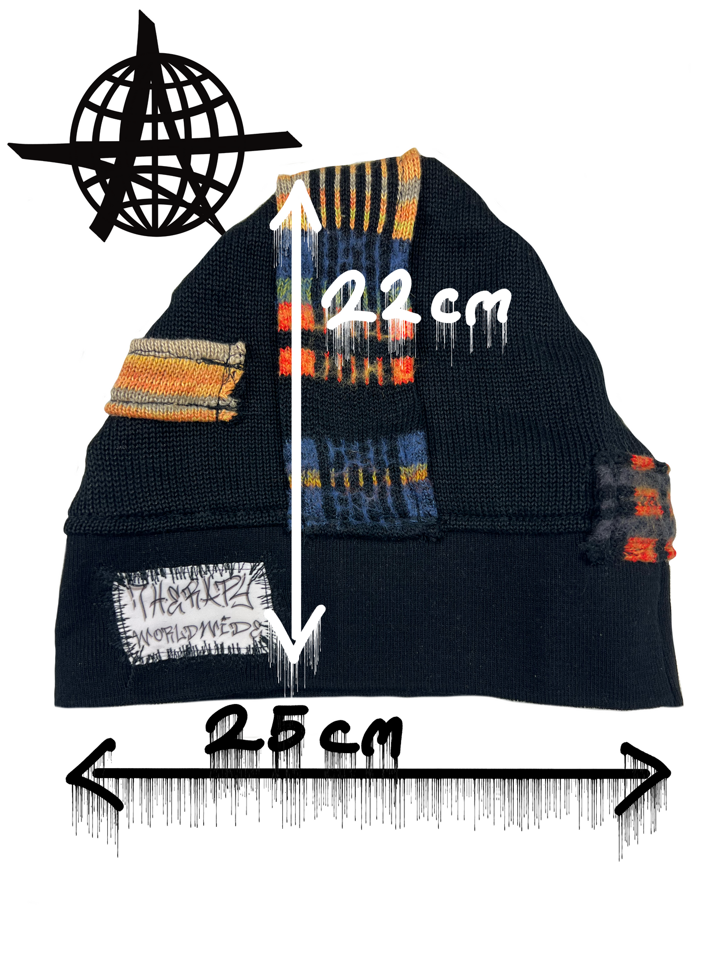 HANDMADE UPCYCLED BEANIE