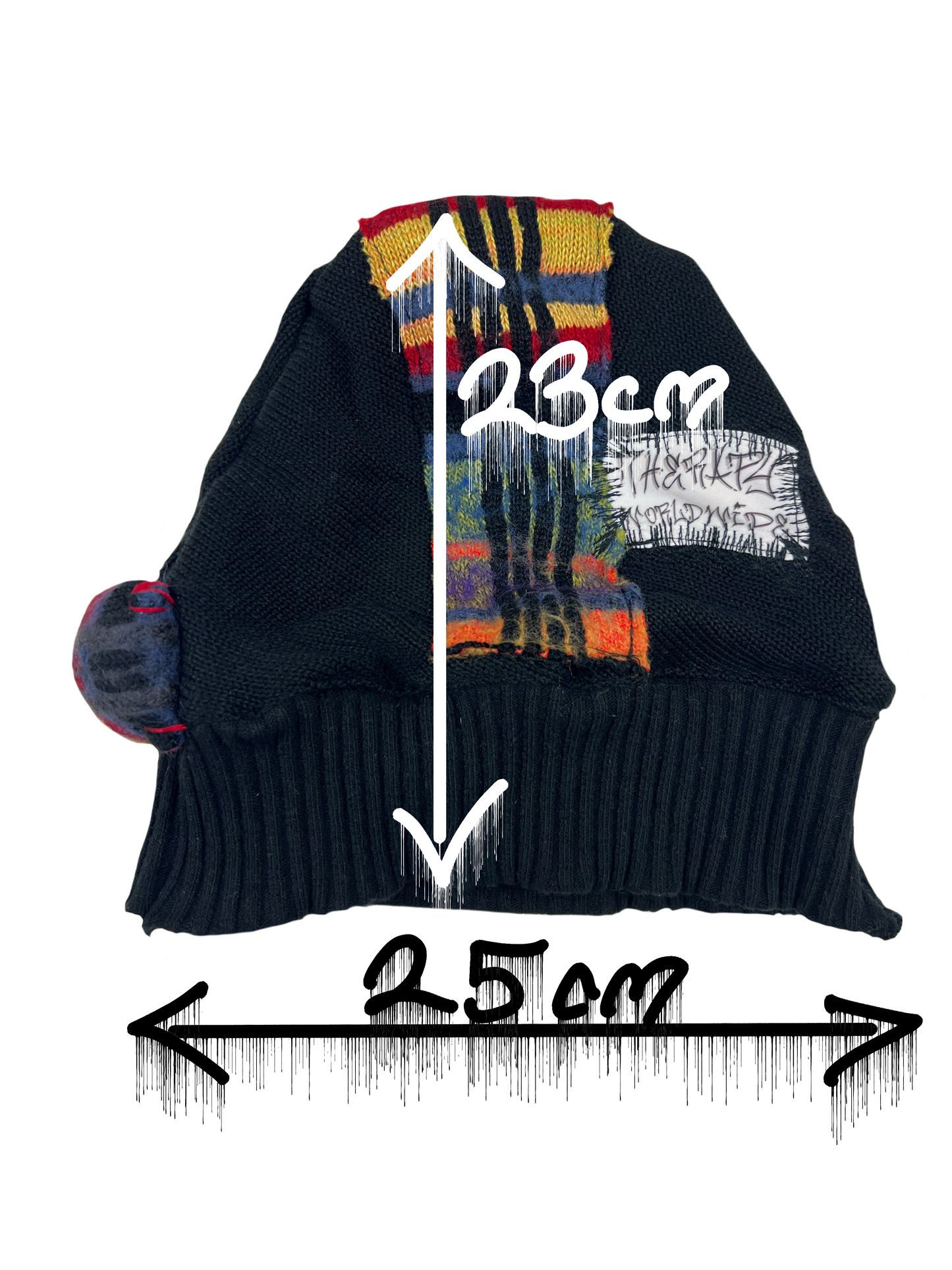 HANDMADE UPCYCLED BEANIE