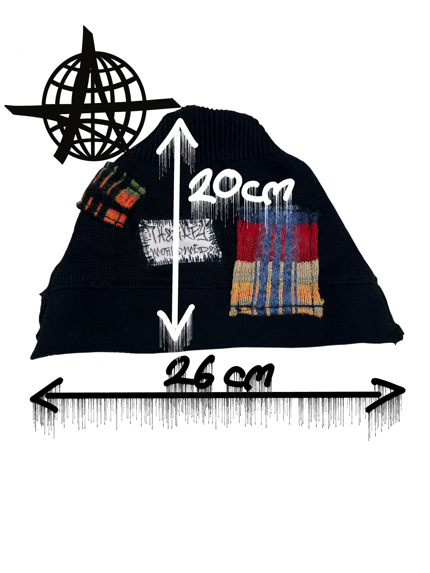 HANDMADE UPCYCLED BEANIE